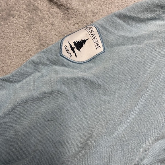 Wanakome Sweatshirt Womens XS Blue Outdoor Mock Neck Pullover - Picture 5 of 11